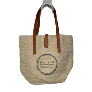 BedStu Woven Linen Tote Bag